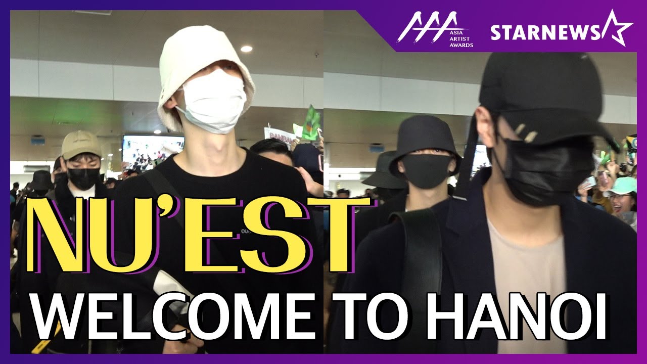 ★2019 AAA 다 가려도 느껴지는 포스 뉴이스트(NU'EST) [IN VIETNAM]★ 미리보기