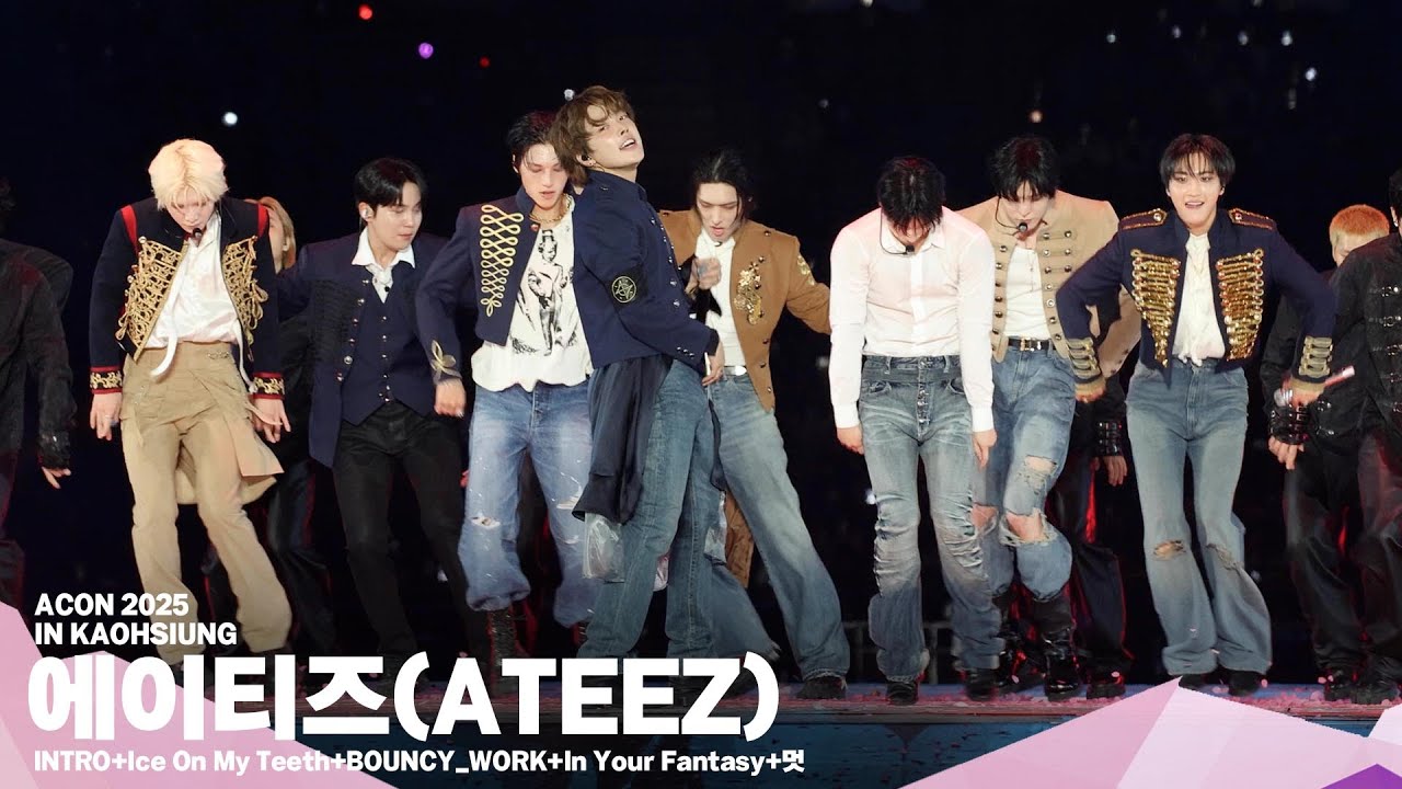 [#ACON2025] 에이티즈(ATEEZ) 'INTRO+Ice On My Teeth+BOUNCY_WORK+In Your Fantasy+멋'| 4K Stage | 미리보기