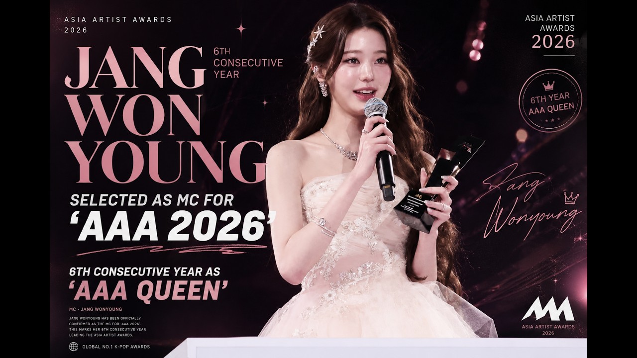 Jang Won young  6th Consecutive Year as AAA MC Queen 미리보기