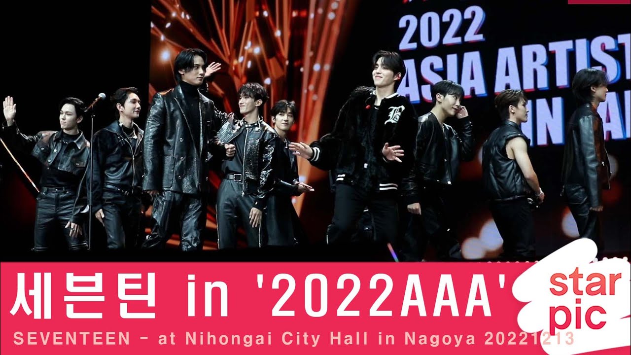 세븐틴 in '2022AAA' [STARPIC] / SEVENTEEN - at Nihongai City Hall in Nagoya 20221213 미리보기