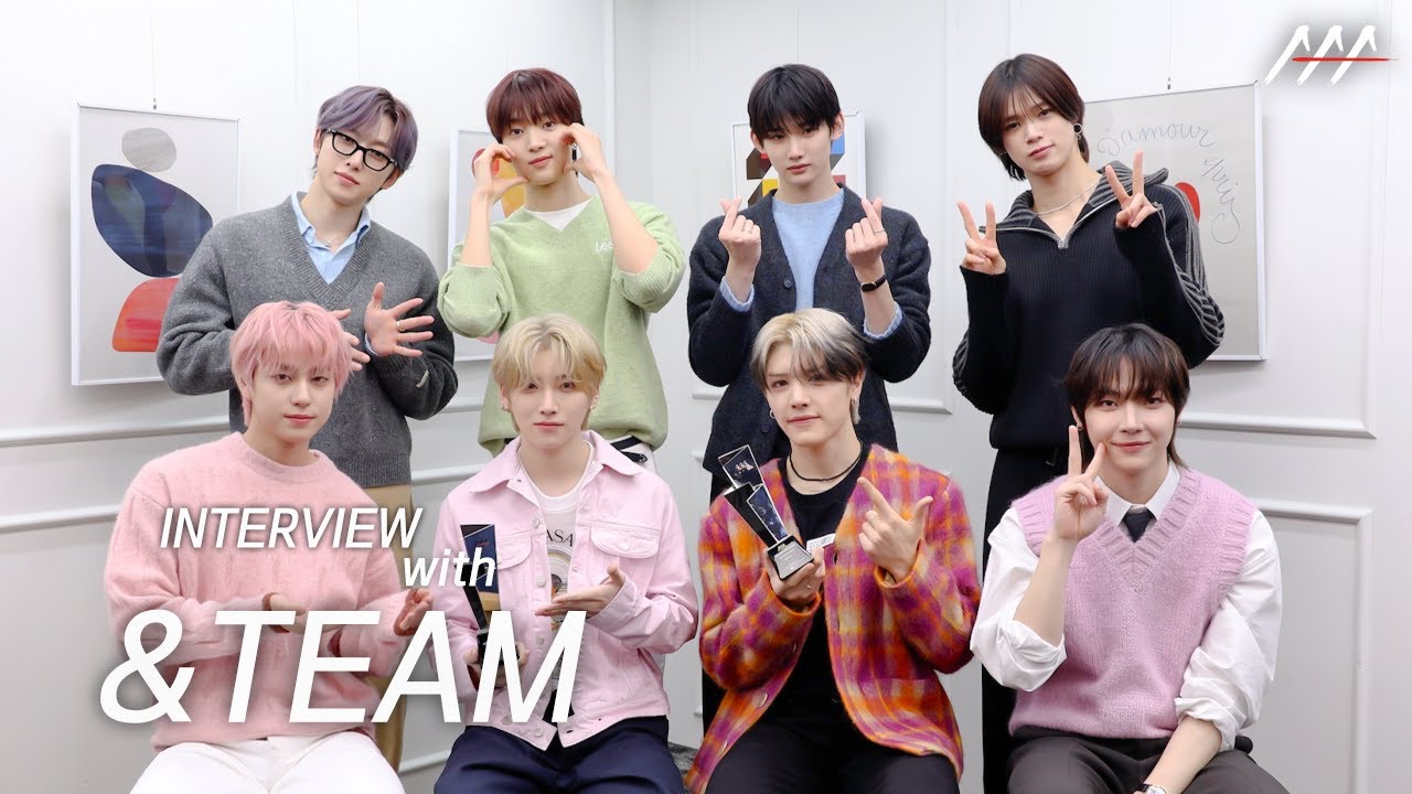 INTERVIEW with &TEAM | 2023 AAA 베스트초이스상 外 수상 인터뷰 #앤팀 #andTEAM #AAA 미리보기