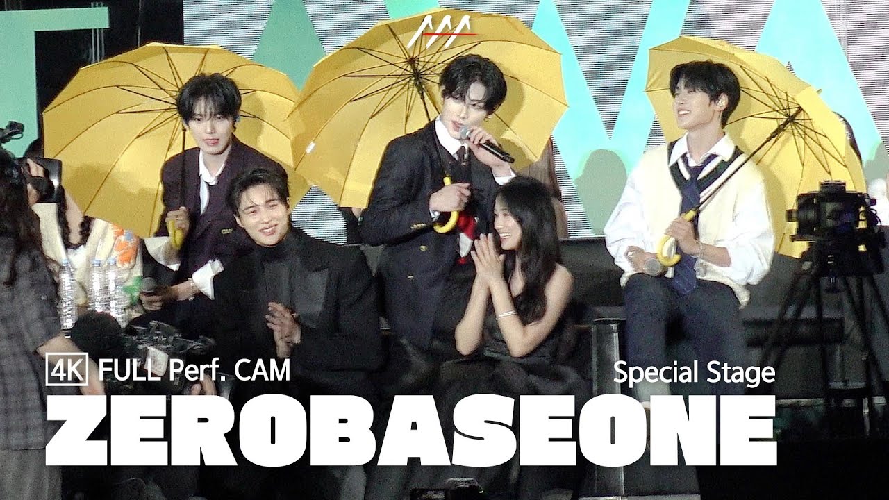 [AAA2024] ZEROBASEONE(제로베이스원) Special Stage '소나기 + Run Run (선재 업고 튀어 OST)' | 4K Full Perf. CAM 미리보기