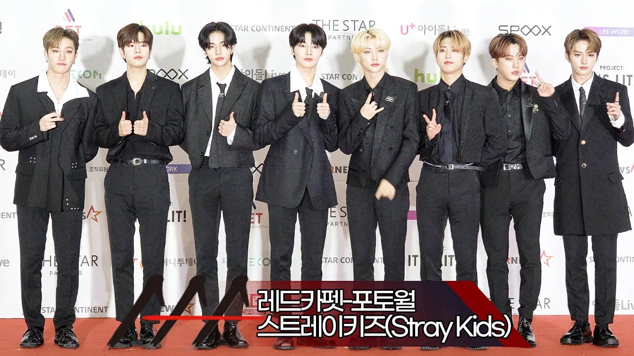 [Red Carpet] 2021 AAA '스트레이키즈(Stray Kids)' 레드카펫-포토월 (2021 Asia Artist Awards 아시아 아티스트 어워즈) 미리보기