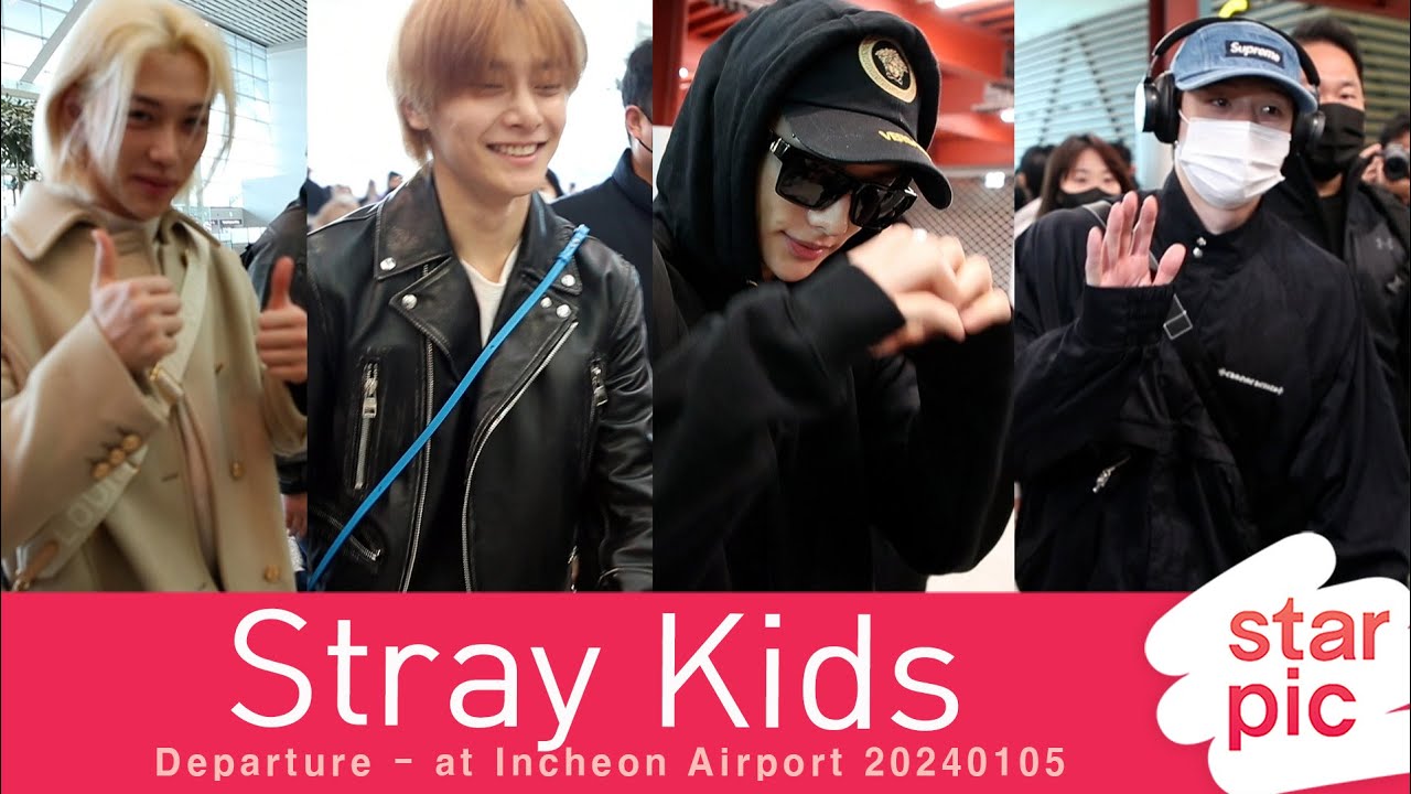 스트레이키즈 '골디 무대 기대하세요!'[STARPIC] / Stray Kids Departure - at  Incheon Airport 20240105 미리보기
