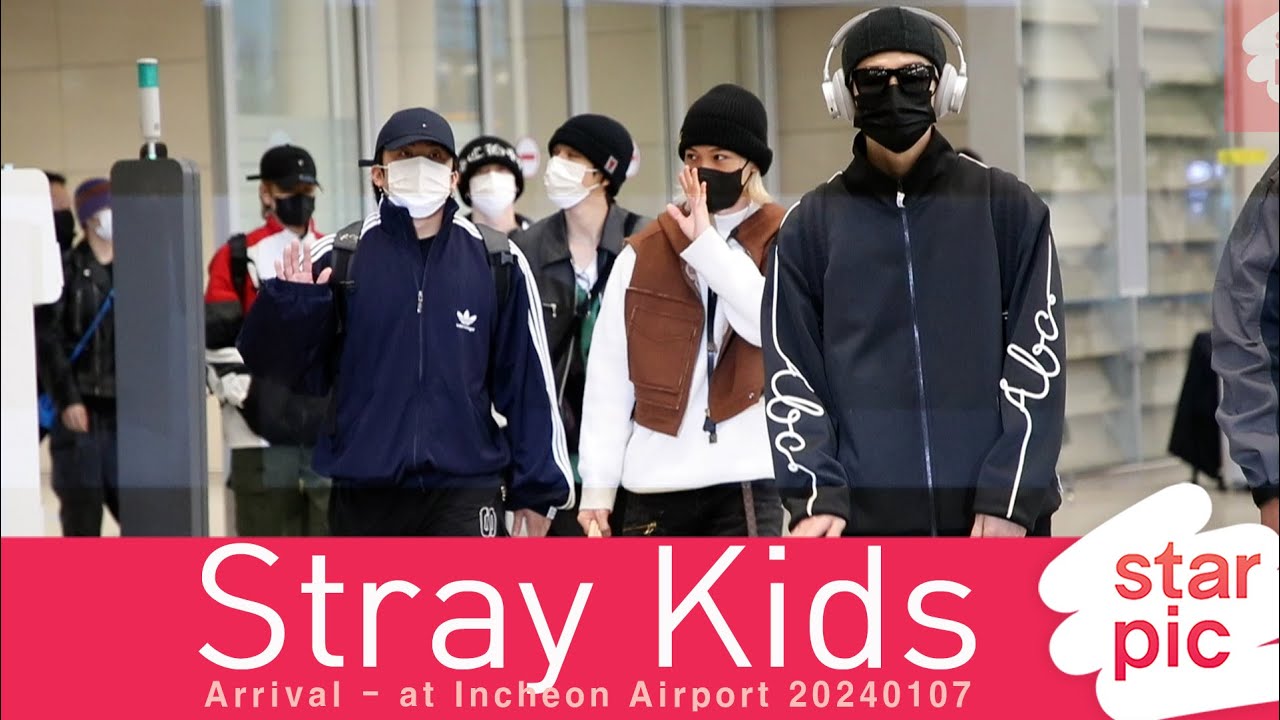 스트레이키즈 '수상 축하해요!'[STARPIC] / Stray Kids Arrival - at Incheon Airport 20240107 미리보기