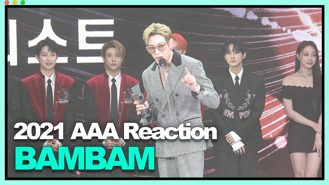[ENG] 2021 AAA OFFICIAL BamBam reaction 뱀뱀 리액션 [2021 Asia Artist Awards] 미리보기