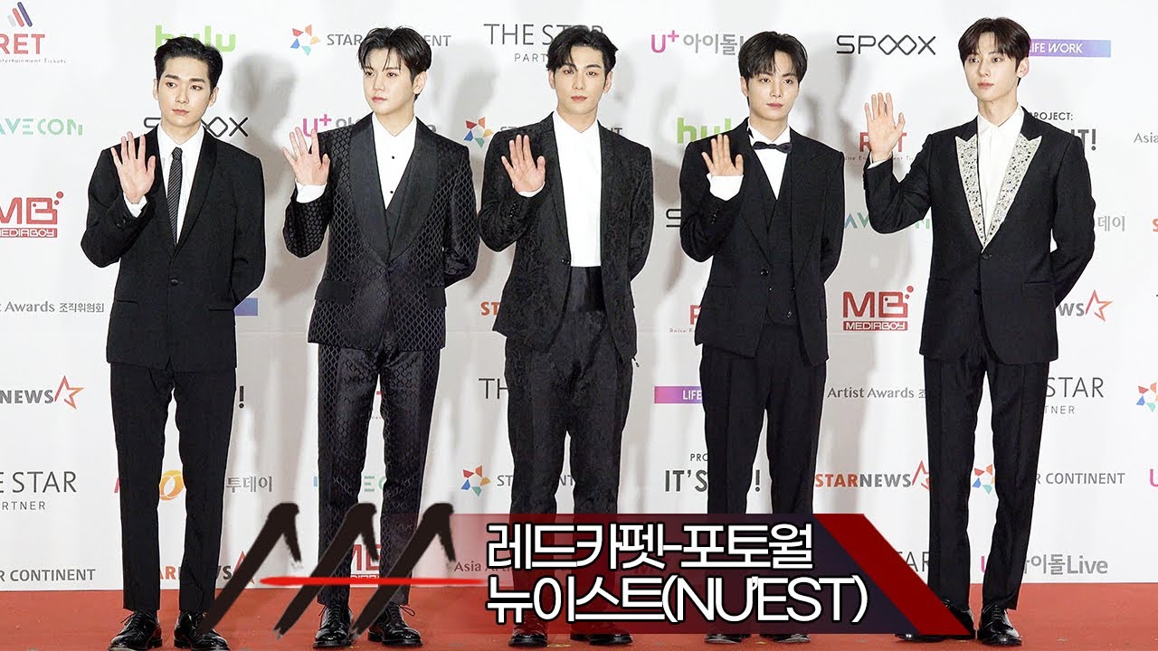 [Red Carpet] 2021 AAA '뉴이스트(NU'EST)' 레드카펫-포토월 (2021 Asia Artist Awards 아시아 아티스트 어워즈) 미리보기
