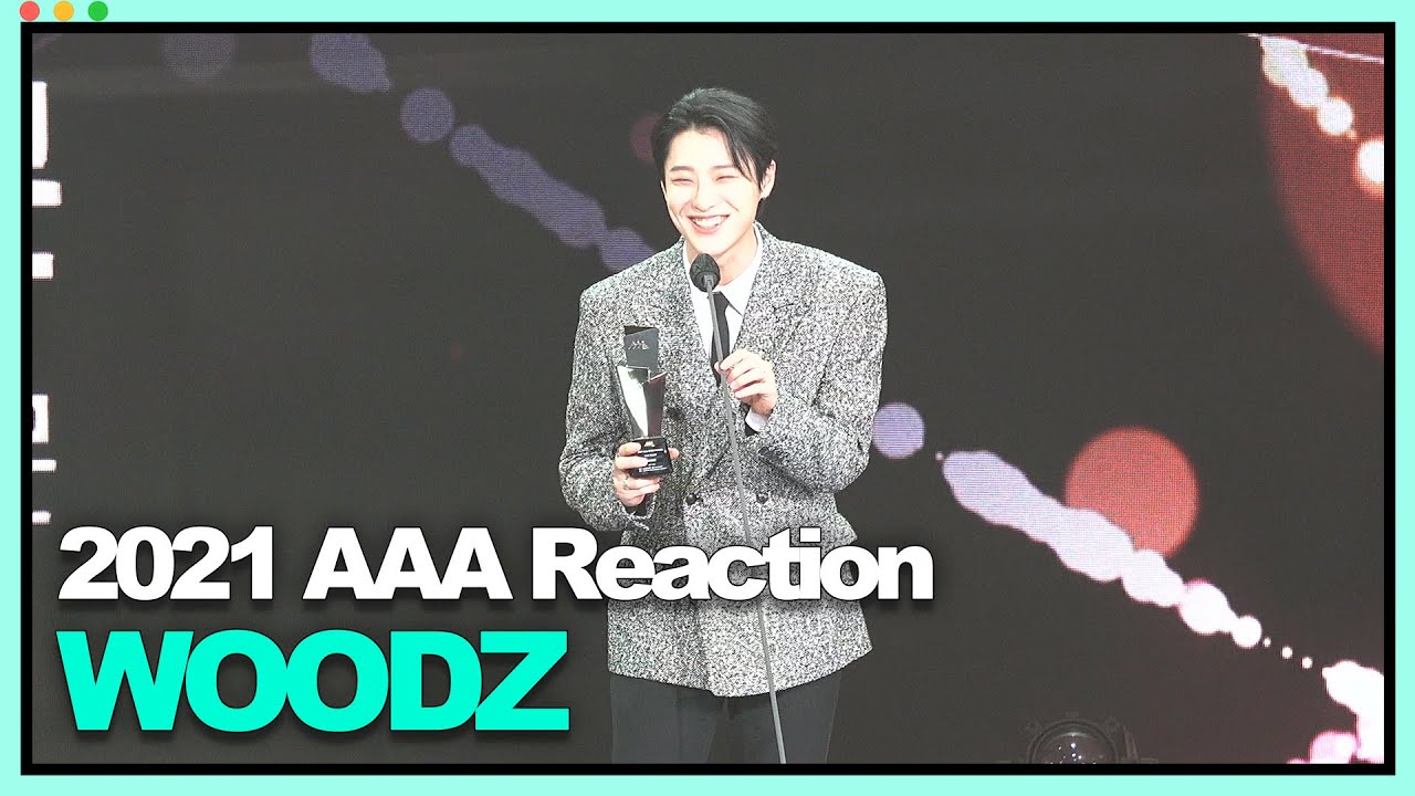 [ENG] 2021 AAA OFFICIAL WOODZ reaction 우즈 리액션 [2021 Asia Artist Awards] 미리보기