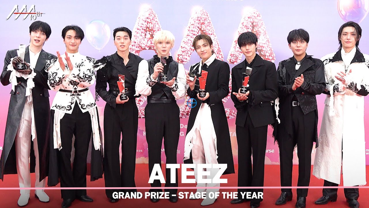[#aaa2025] ATEEZ(에이티즈) - 4K Award acceptance speech 미리보기