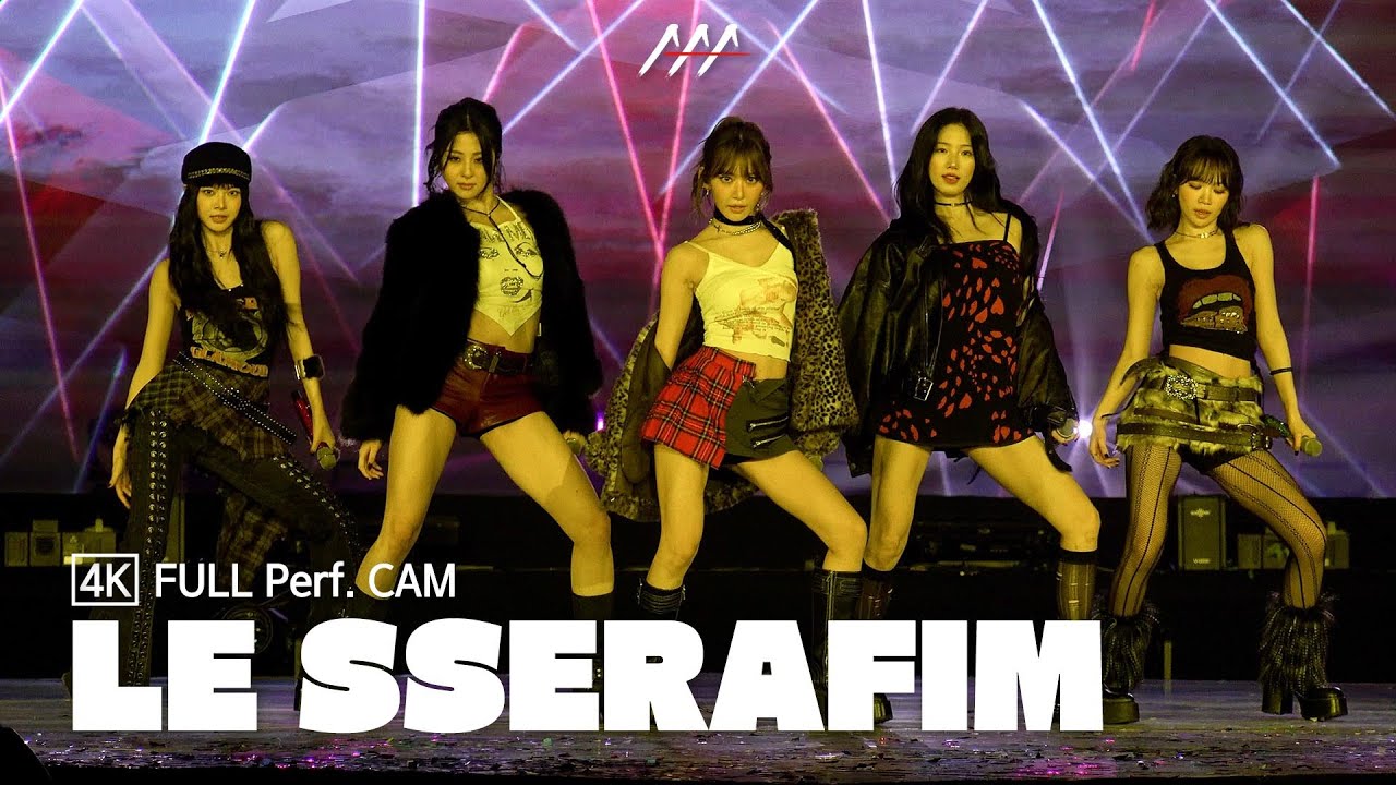 [AAA2024] LE SSERAFIM (르세라핌) '1-800-hot-n-fun + CRAZY (Super Crazy Remix)' | 4K Full Perf. CAM 미리보기