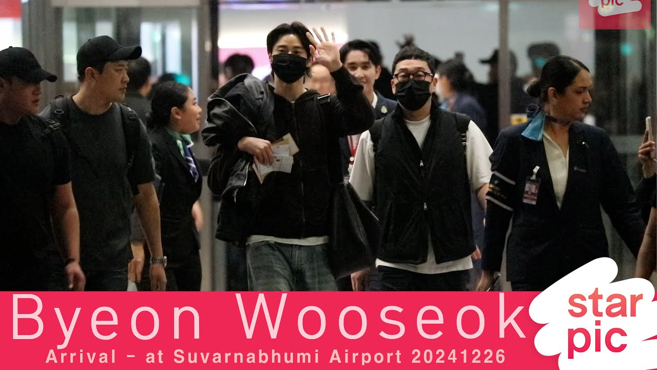 변우석 'AAA에서 만나요!'  [STARPIC] /  Byeon Wooseok Arrival - at Suvarnabhumi Airport 20241227 미리보기
