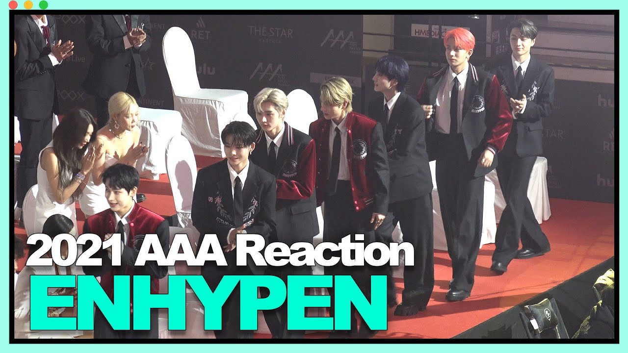 [ENG] 2021 AAA OFFICIAL ENHYPEN reaction 엔하이픈 리액션[2021 Asia Artist Awards 아시아 아티스트 어워즈] (AAA 2021)★ 미리보기