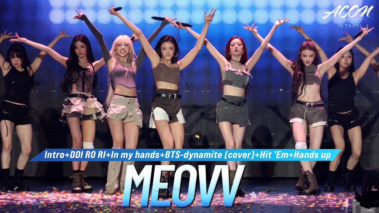 [FULL CAM] MEOVV -  Intro+DDI RO RI+In my hands+BTS-dynamite (cover)+Hit 'Em+Hands up  (4K) 미리보기