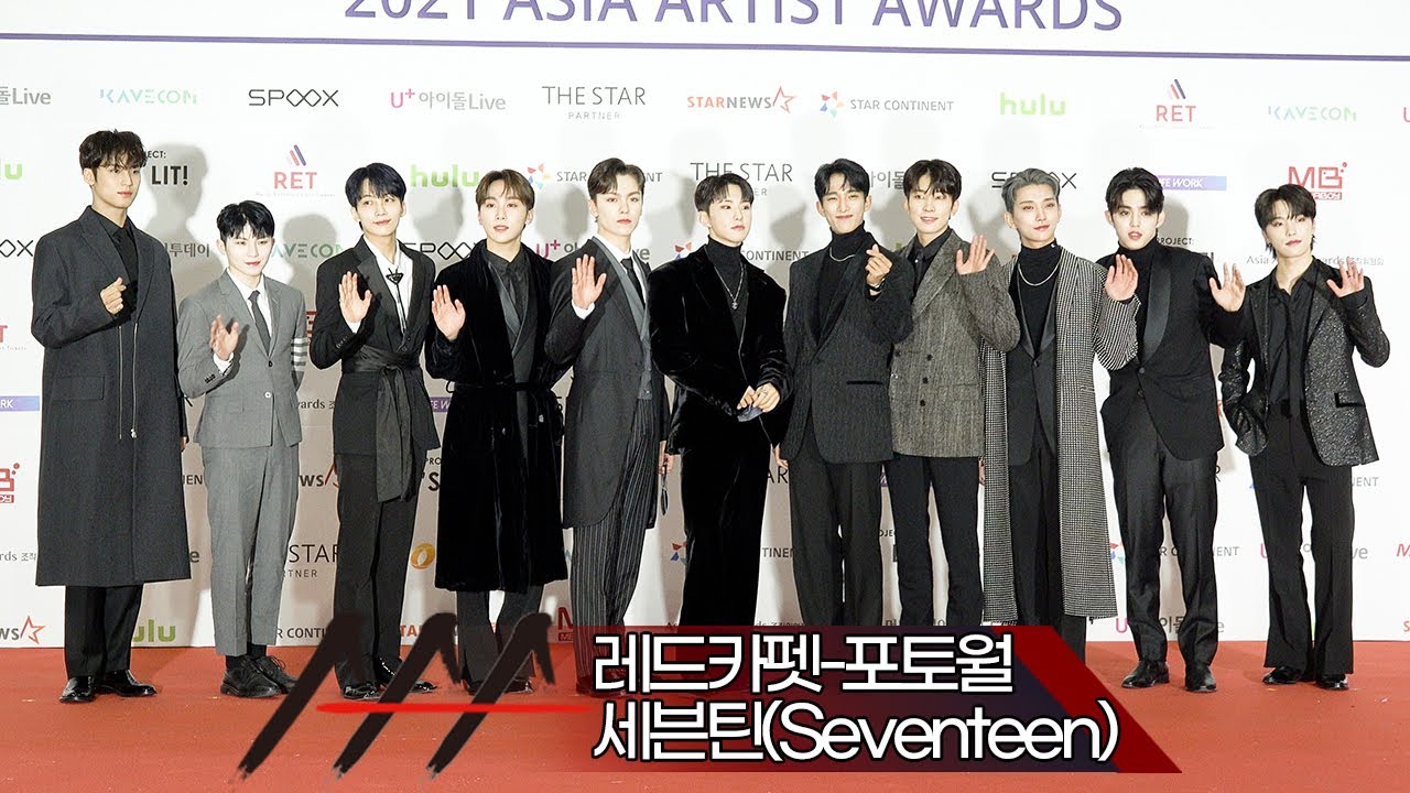 [Red Carpet] 2021 AAA '세븐틴(Seventeen)' 레드카펫-포토월 (2021 Asia Artist Awards) 미리보기