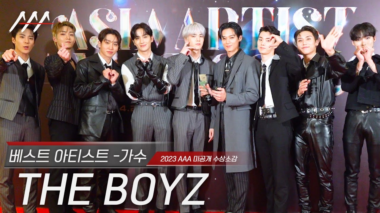 [#AAA2023] THE BOYZ(더보이즈)  - Award acceptance speech 미리보기