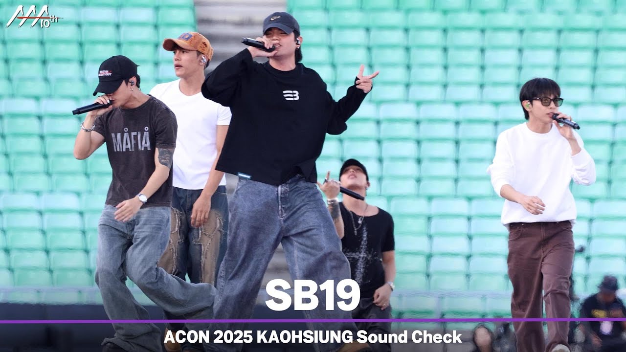 [#ACON2025] 🔈SB19 Sound Check Stage | SB19 사운드 체크 무대 미리보기