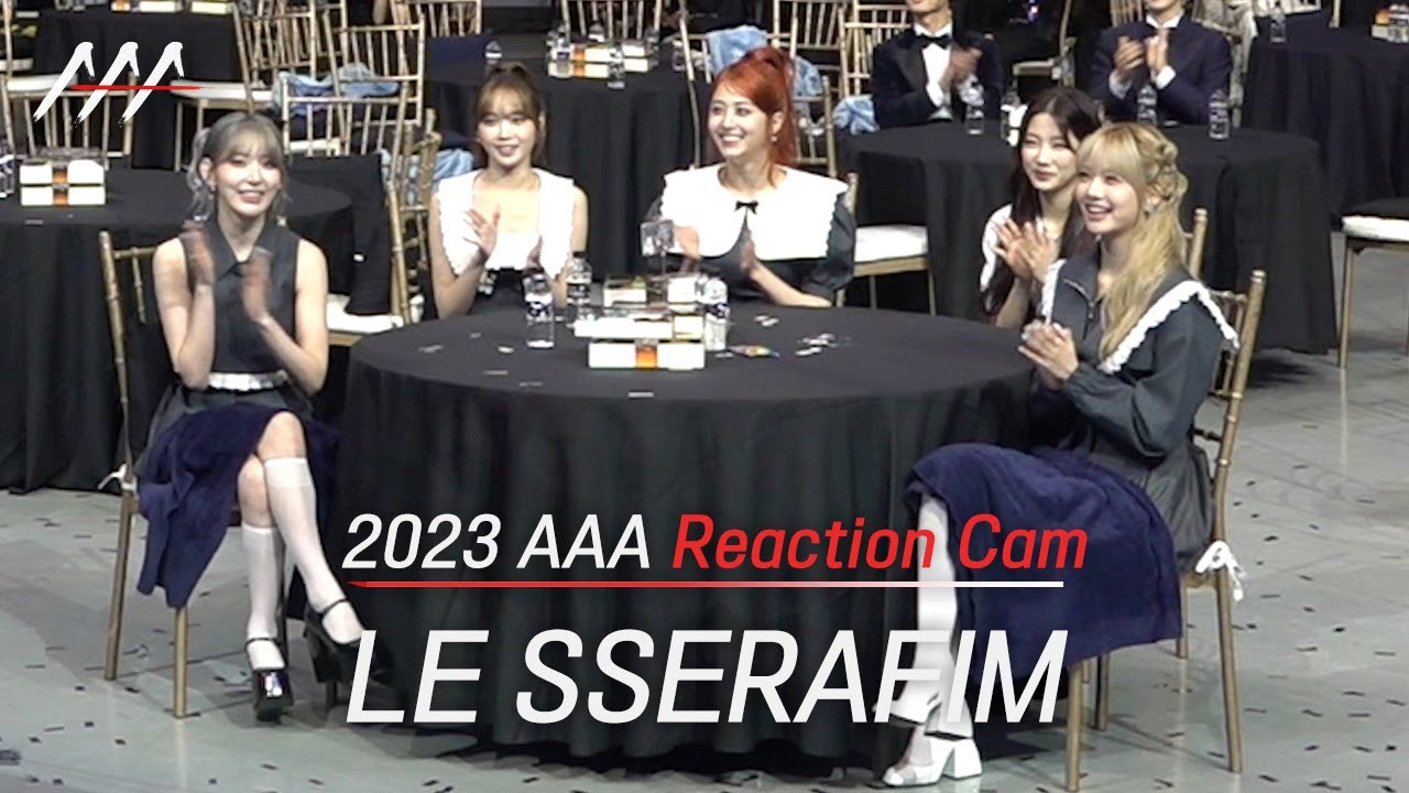 [#AAA2023] LE SSERAFIM 2023 Asia Artist Awards Reaction Cam 미리보기